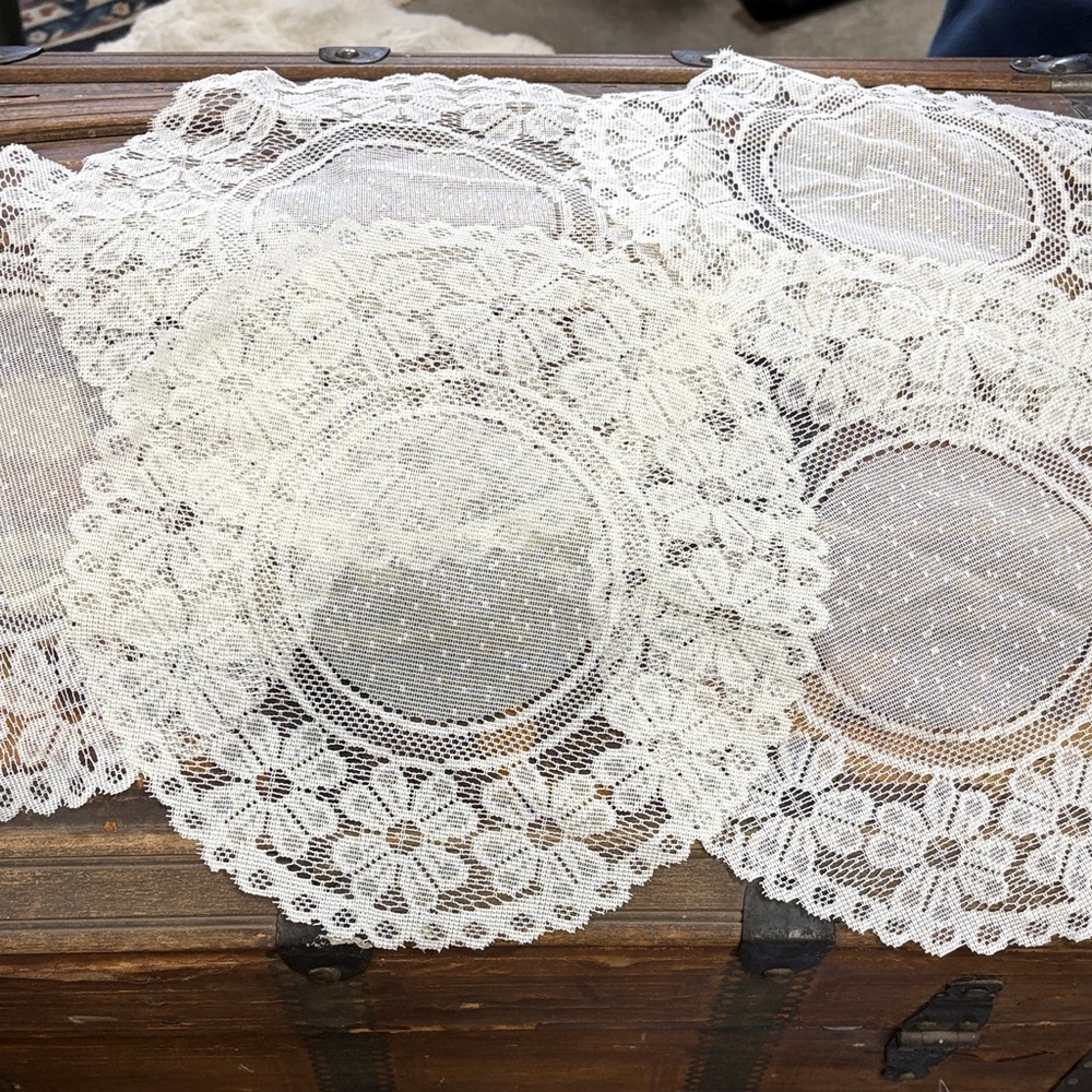 Elegant White Lace Doilies